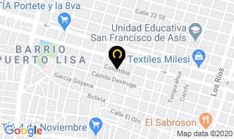 Mapa de Dr. Xavier A. Campos Quintana en Guayaquil