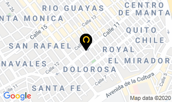 Mapa de Dra. Ana Belen Bosada Macias en Manta