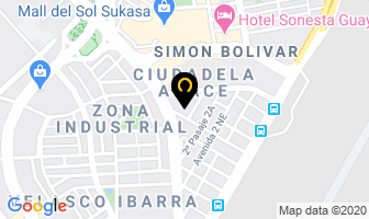 Mapa de Dra. Ft. Letty Proaño en Guayaquil
