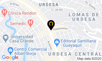 Mapa de Dra. Jenny Barragan De Lema en Guayaquil