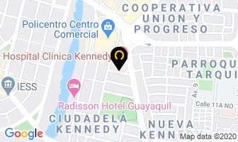 Mapa de Dra. Martha Rivera Salvador en Guayaquil