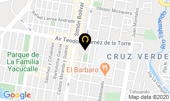 Mapa de Dra. Silvana Parra Q. Dermatóloga en Ibarra