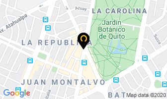 Mapa de Dra. Silvia Altamirano en Quito