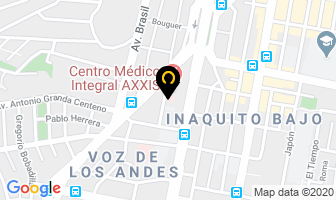 Mapa de Dra. Verónica Andino A. en Quito