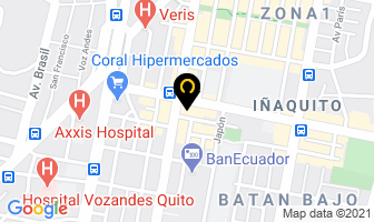 Mapa de Dra. Ximena Buitrón Hermosa en Quito