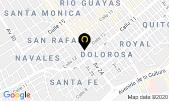 Mapa de Dra. Yolanda Lino Soriano en Manta