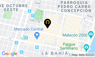 Mapa de Duche Valencia Letty Odont. en Guayaquil