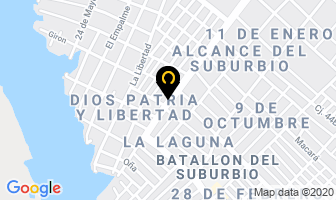 Mapa de Dulcelandia en Guayaquil