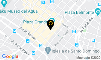 Mapa de Dulceria Colonial en Quito
