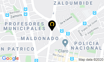Mapa de Ecuamangueras Cía. Ltda. en Quito