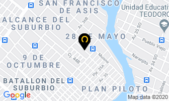 Mapa de Ecuavidrios Adonay en Guayaquil