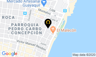Mapa de El Colonial Bar Restaurant en Guayaquil