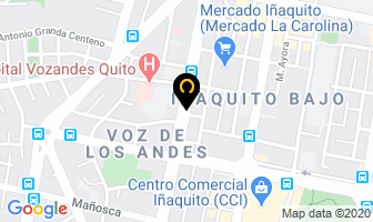 Mapa de El Palacio De Los Lujos en Quito