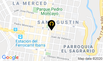 Mapa de El Patio Coffe & Lounge en Ibarra