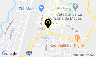 Mapa de Electromecanica Ortiz en Macas