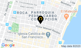 Mapa de Electronica Burgos en Guayaquil