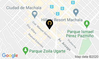 Mapa de Electronica Medica 911 en Machala