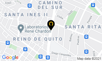 Mapa de Electrónica Recotel en Quito