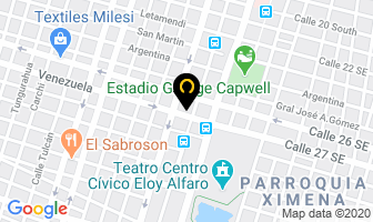 Mapa de Electronica Super Morales en Guayaquil