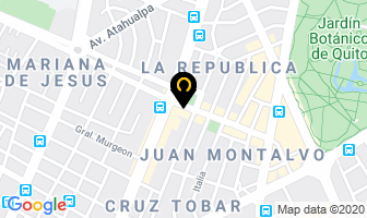 Mapa de Electronica Victor en Quito