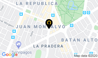 Mapa de Embajada De Nicaragua en Quito