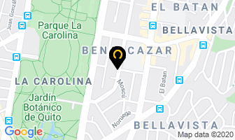 Mapa de Embajada De PerÚ en Quito
