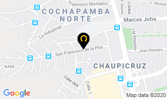 Mapa de Empanadas Manabis en Quito