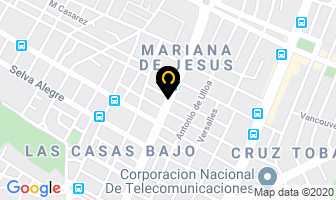 Mapa de Enmarcaciones Ayaguashca en Quito