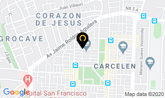 Mapa de Equipos Industriales Para Panaderia en Quito