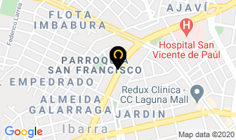 Mapa de E.r.o. Riegos en Ibarra