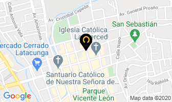 Mapa de Escuela Elvira Ortega en Latacunga