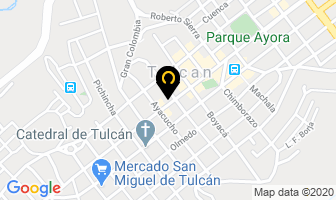 Mapa de Escuela Isaac Acosta en Tulcán
