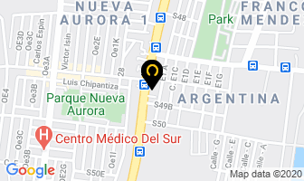 Mapa de Estructuras En Aluminios Y Vidrios en Quito