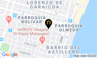 Mapa de Estudio Juridico Abogada Sonia Collantes en Guayaquil