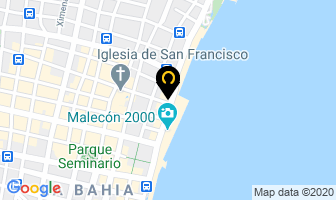 Mapa de Estudio Juridico Andrade en Guayaquil