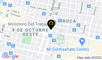 Mapa de Estudio Robayo en Guayaquil
