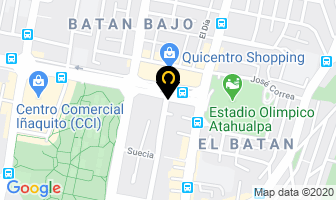 Mapa de Euroviajes en Quito