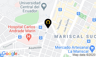 Mapa de Expo Rent A Car en Quito