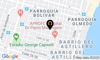 Mapa de Extintores Mantex en Guayaquil