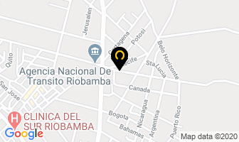 Mapa de FÁbrica La ItÁlica en Riobamba