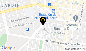 Mapa de Fábrica Distrimuebles en Ibarra