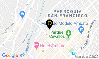 Mapa de FÁbrica El CÓndor en Ambato
