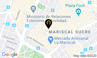 Mapa de Falconi Puig Abogados en Quito
