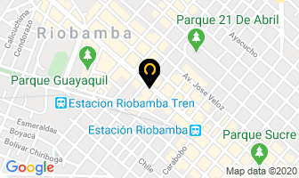 Mapa de Farmacia Comunitaria Nathaly en Riobamba
