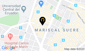 Mapa de Farmacia De Especialidades en Quito