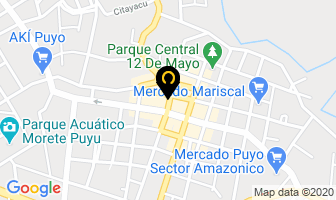 Mapa de Farmacia San Pedro en Puyo