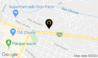 Mapa de Farmacia Veterinaria Agroecuador en Chone