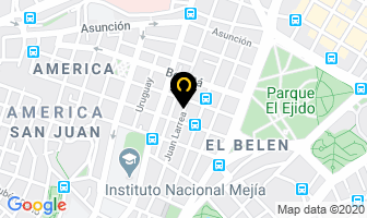 Mapa de Fasturas En Rollo en Quito