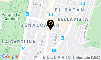 Mapa de Ferreteria Benalcazar en Quito
