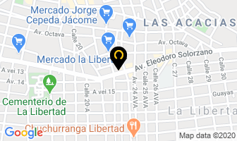 Mapa de Ferreteria Jacome en La Libertad